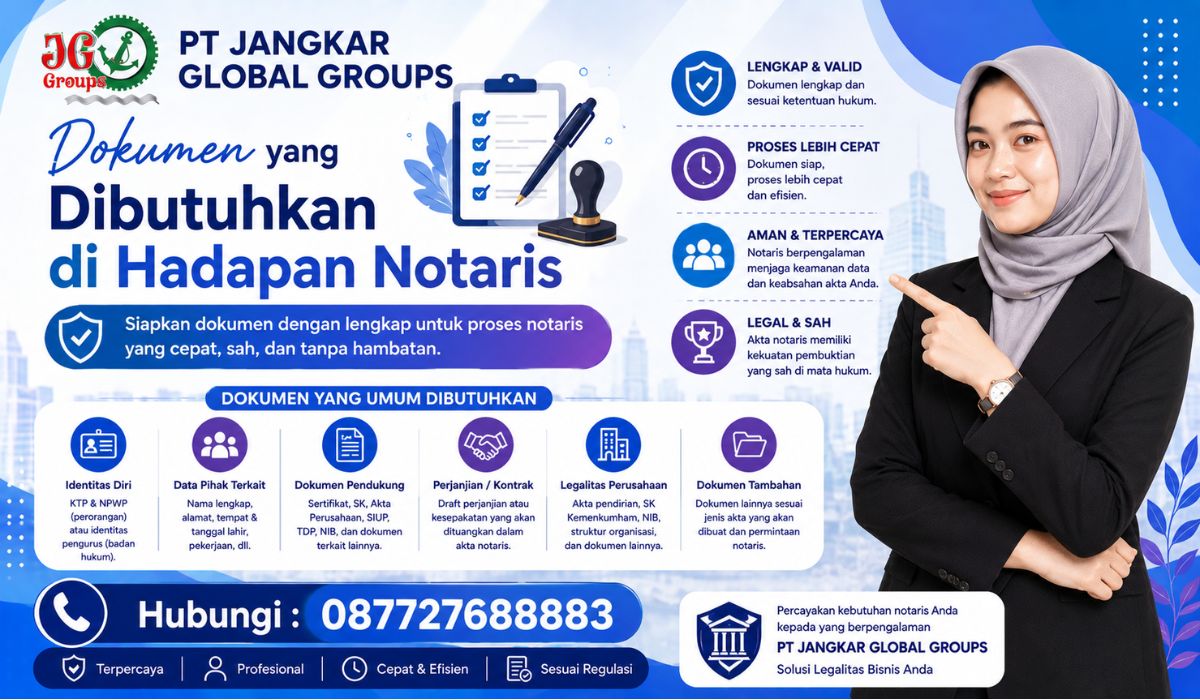 Dokumen yang Dibutuhkan di Hadapan Notaris