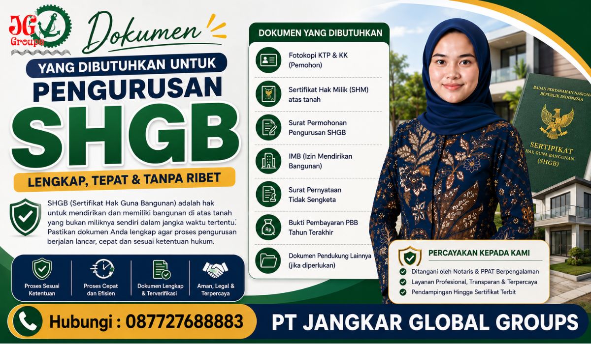 Dokumen yang Dibutuhkan untuk Pengurusan SHGB
