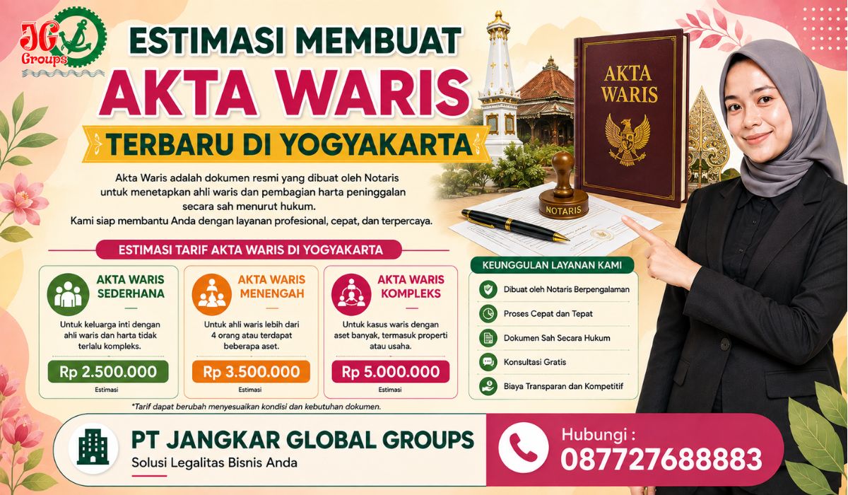 Estimasi Membuat Akta Waris Terbaru di Yogyakarta