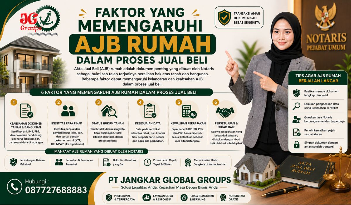 Faktor yang Memengaruhi AJB Rumah Dalam Proses Jual Beli