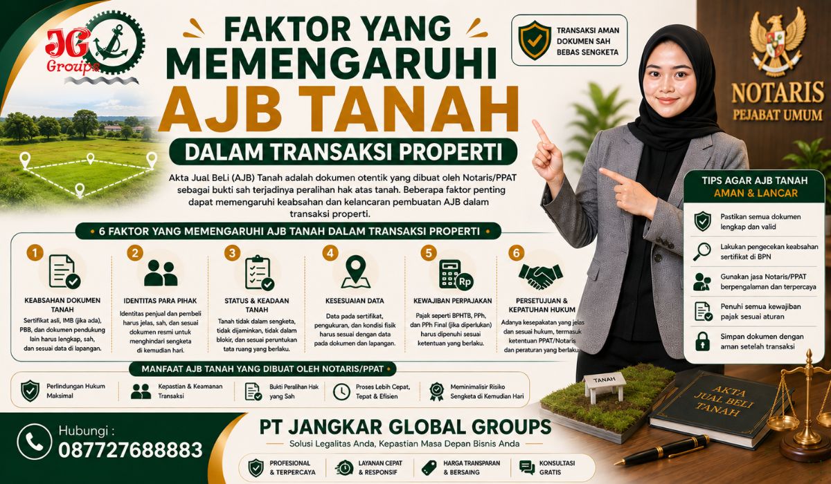 Faktor yang Memengaruhi AJB Tanah dalam Transaksi Properti