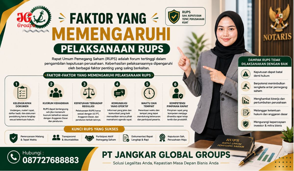Faktor yang Memengaruhi Pelaksanaan RUPS