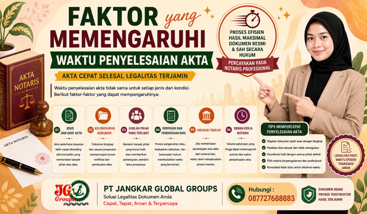 Faktor yang Memengaruhi Waktu Penyelesaian Akta