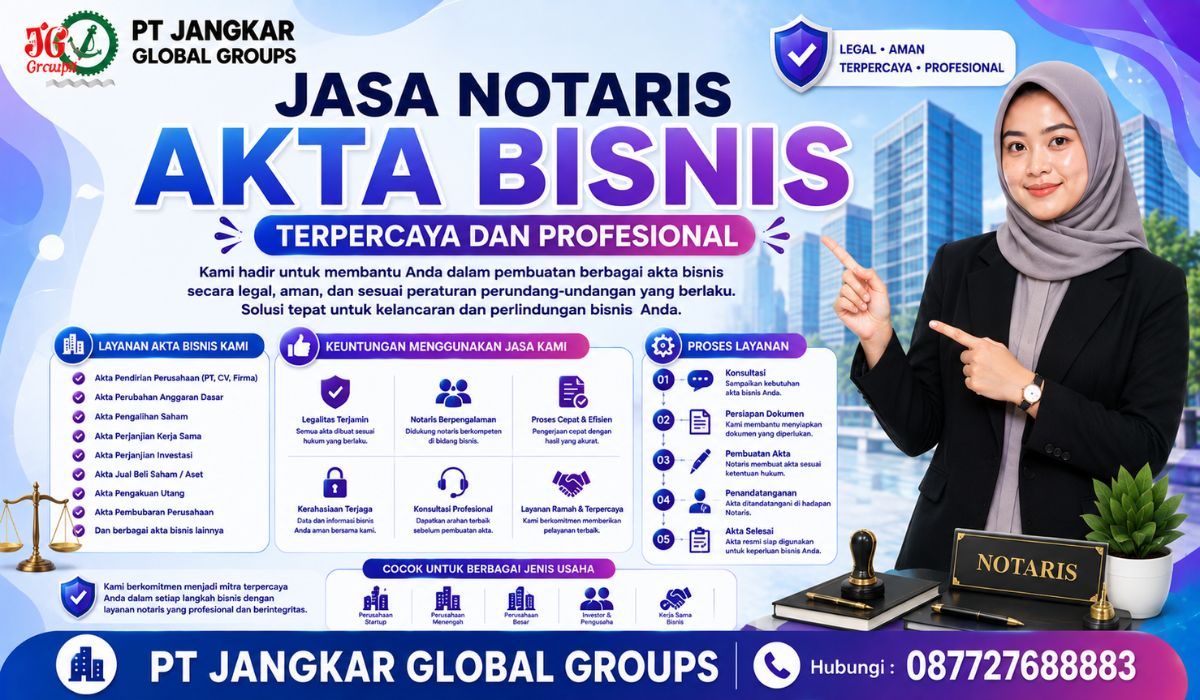 Jasa Notaris Akta Bisnis Terpercaya dan Profesional