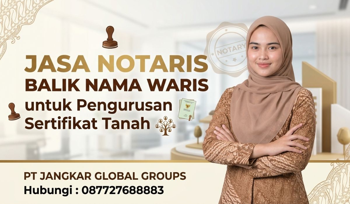 Jasa Notaris Balik Nama Waris untuk Pengurusan Sertifikat Tanah