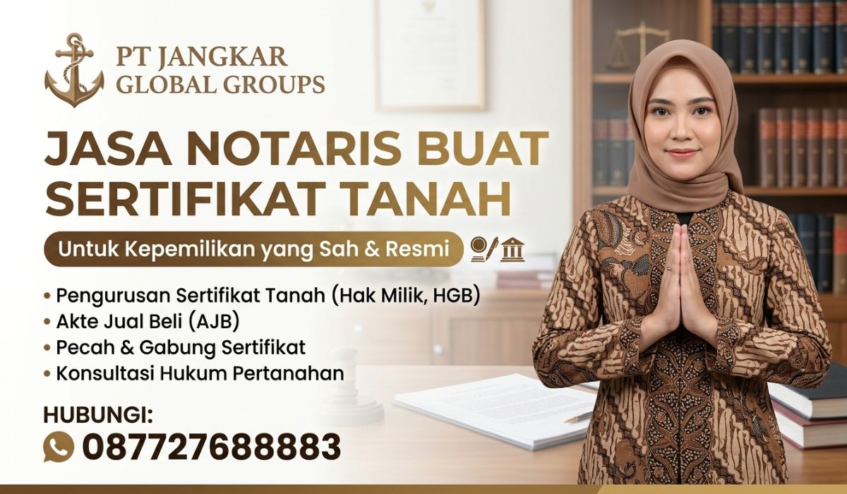 Jasa Notaris Buat Sertifikat Tanah untuk Kepemilikan yang Sah