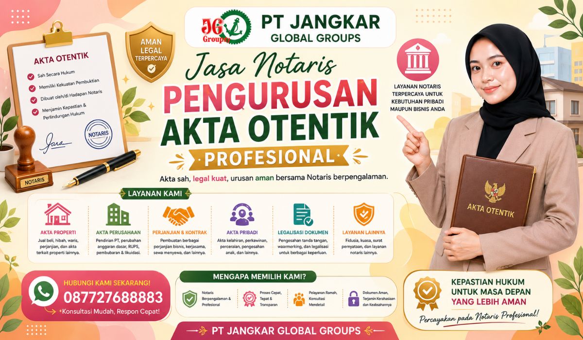 Jasa Notaris Pengurusan Akta Otentik Profesional