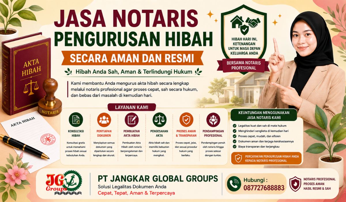 Jasa Notaris Pengurusan Hibah Secara Aman dan Resmi