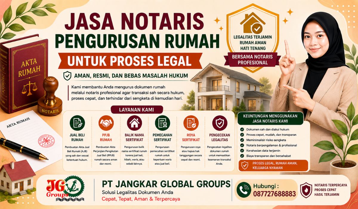 Jasa Notaris Pengurusan Rumah untuk Proses Legal