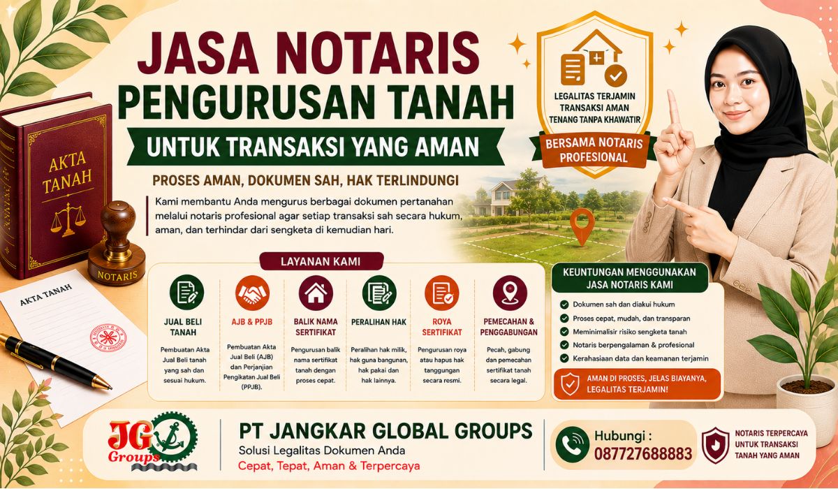 Jasa Notaris Pengurusan Tanah untuk Transaksi yang Aman