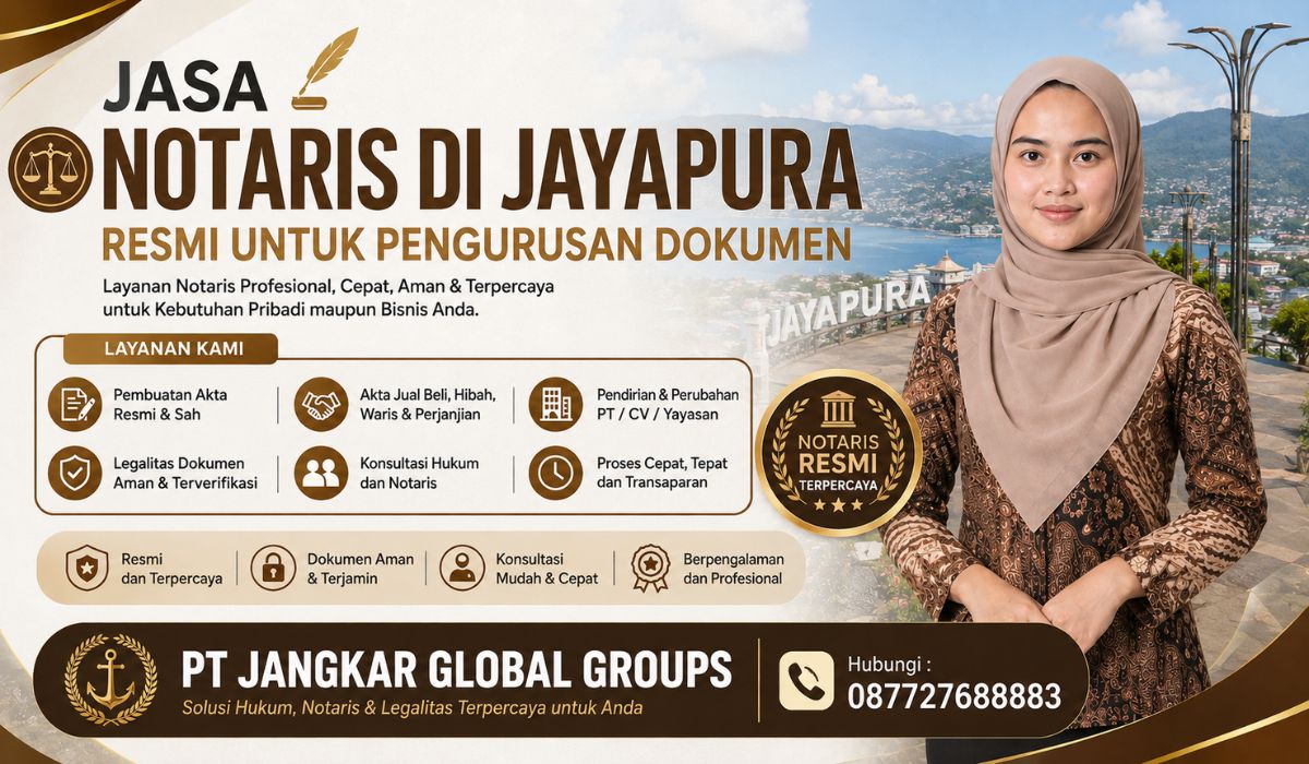 Jasa Notaris di Jayapura Resmi untuk Pengurusan Dokumen