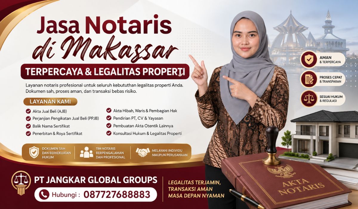 Jasa Notaris di Makassar Terpercaya Dan Legalitas Properti