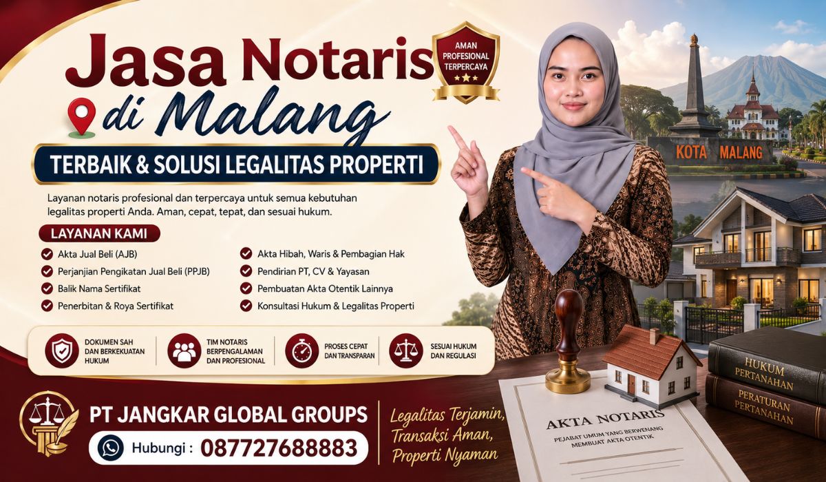 Jasa Notaris di Malang Terbaik & Solusi Legalitas Properti