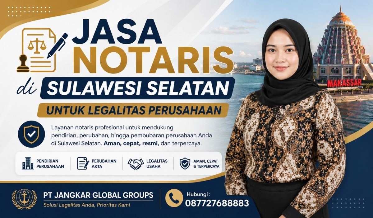 Jasa Notaris di Sulawesi Selatan untuk Legalitas Perusahaan