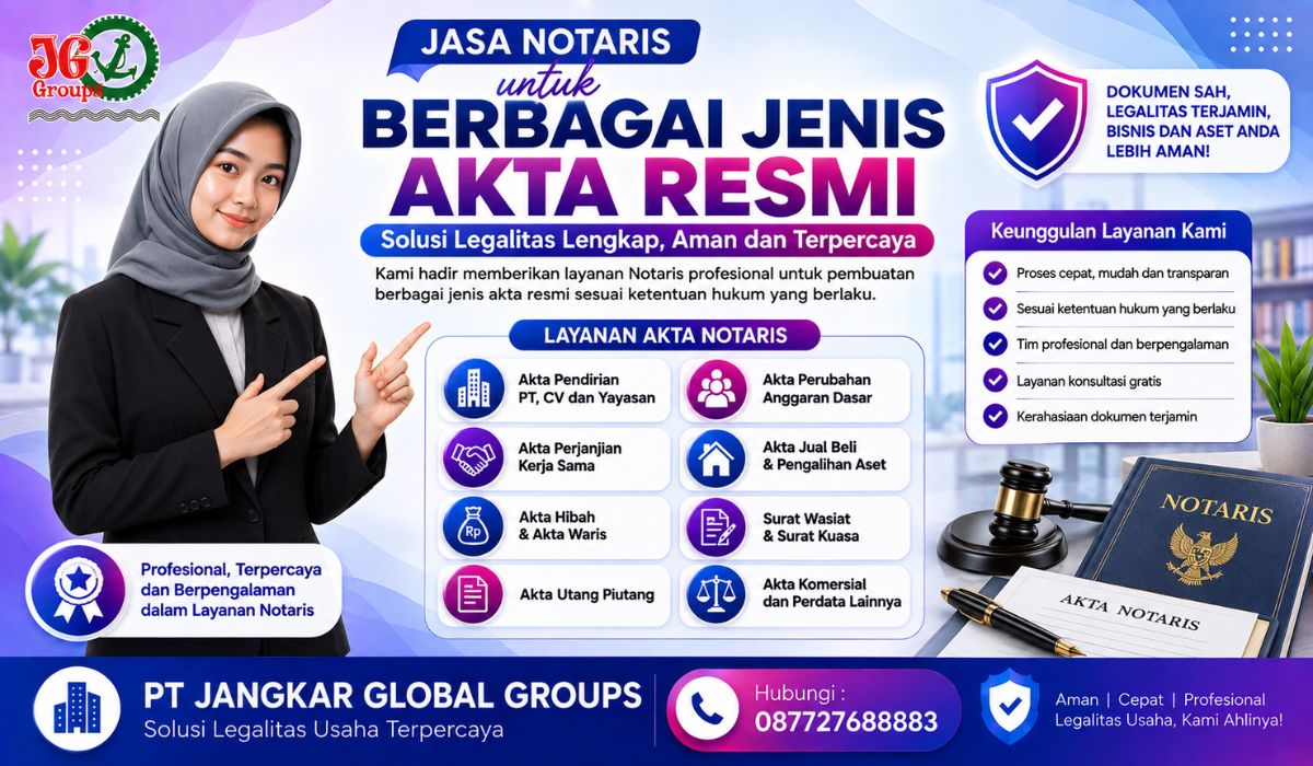 Jasa Notaris untuk Berbagai Jenis Akta Resmi