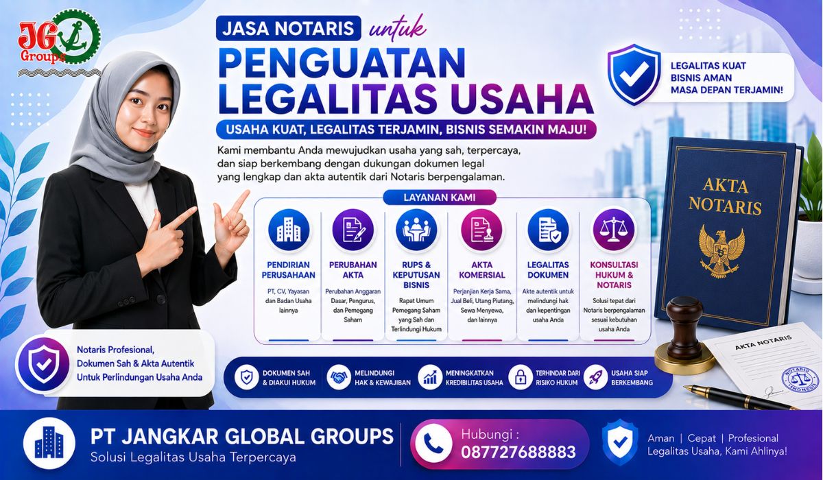 Jasa Notaris untuk Penguatan Legalitas Usaha