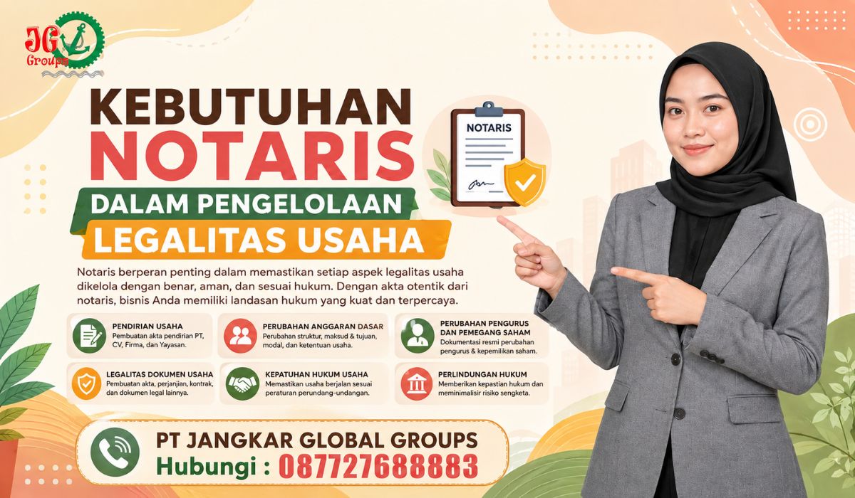 Kebutuhan Notaris dalam Pengelolaan Legalitas Usaha
