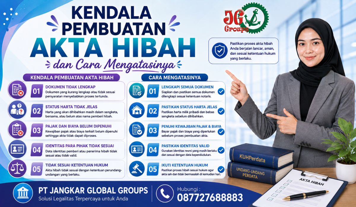 Kendala Pembuatan Akta Hibah dan Cara Mengatasinya