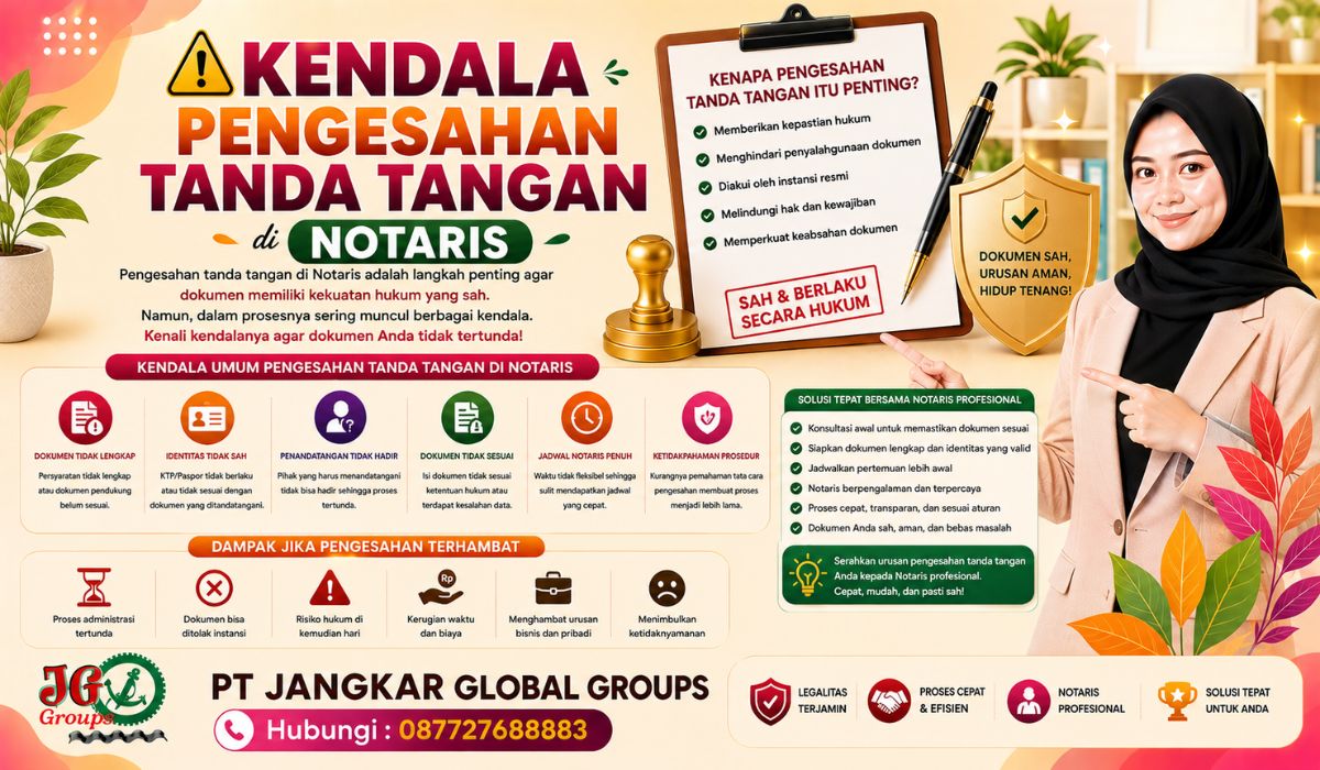 Kendala Pengesahan Tanda Tangan di Notaris