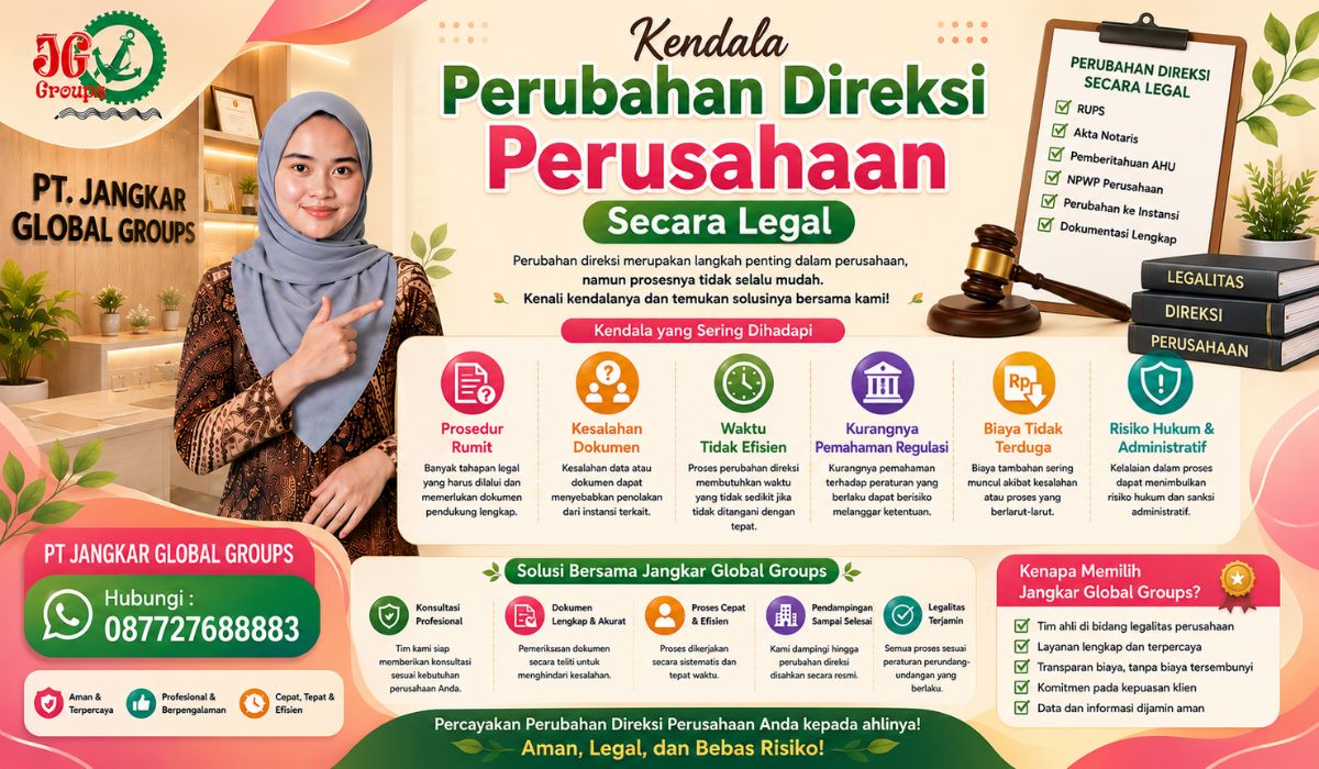 Kendala Perubahan Direksi Perusahaan Secara Legal