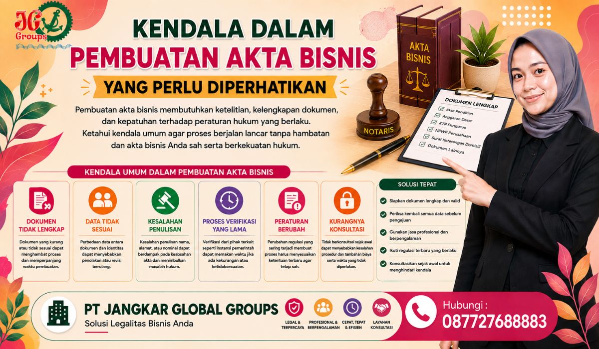 Kendala dalam Pembuatan Akta Bisnis yang Perlu Diperhatikan