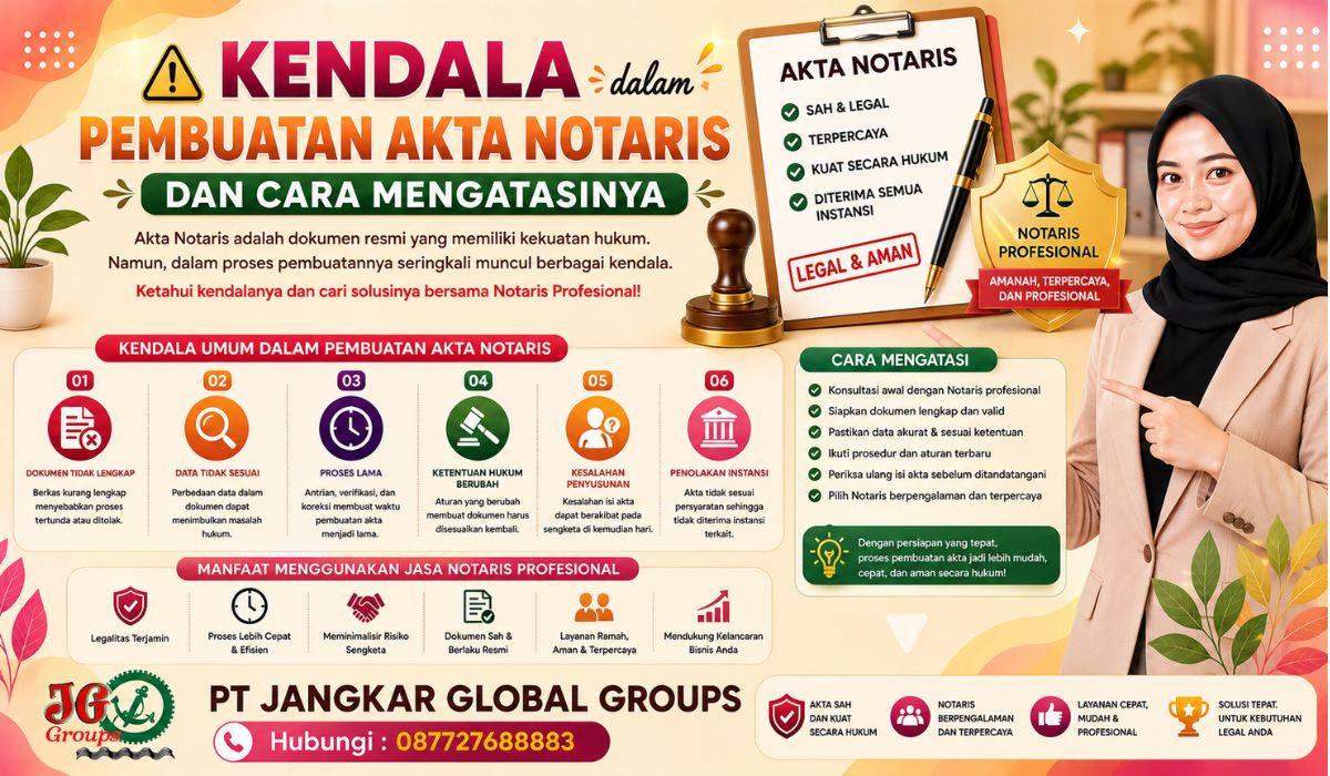 Kendala dalam Pembuatan Akta Notaris dan Cara Mengatasinya