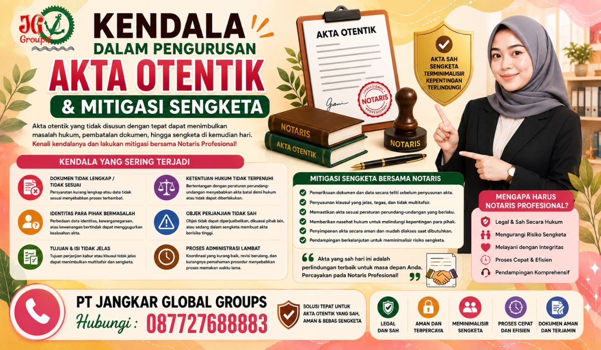 Kendala dalam Pengurusan Akta Otentik & Mitigasi Sengketa