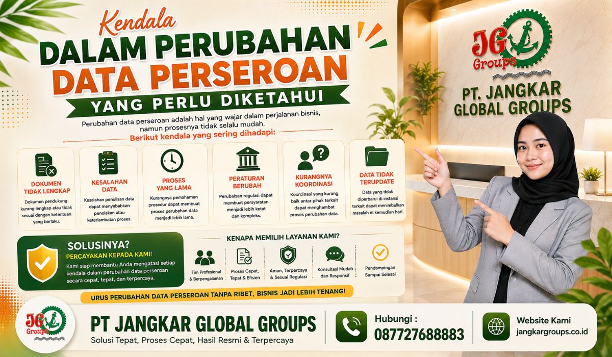 Kendala dalam Perubahan Data Perseroan yang Perlu Diketahui