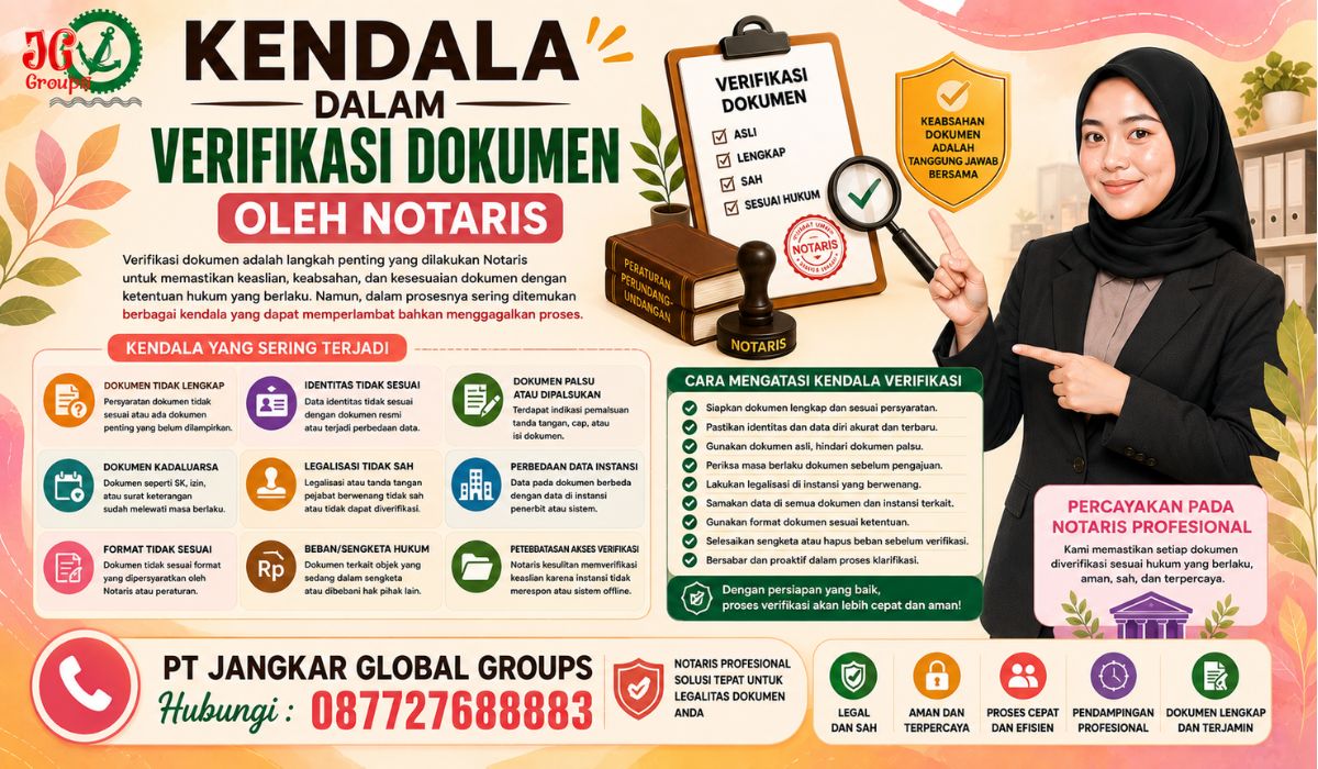 Kendala dalam Verifikasi Dokumen oleh Notaris