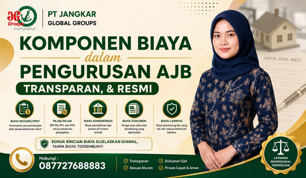 Komponen Biaya dalam Pengurusan AJB Transparan, & Resmi