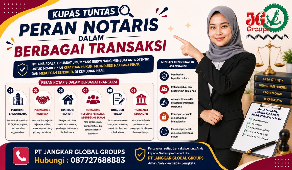Kupas Tuntas Peran Notaris dalam Berbagai Transaksi