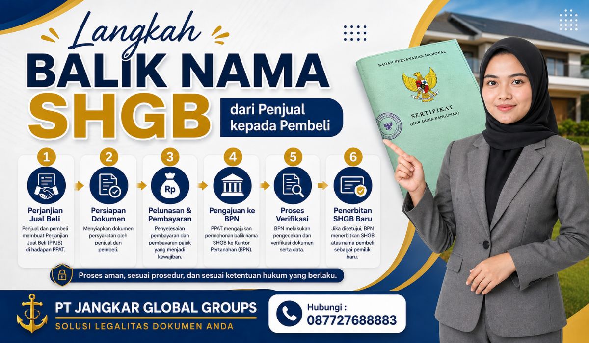 Langkah Balik Nama SHGB dari Penjual kepada Pembeli