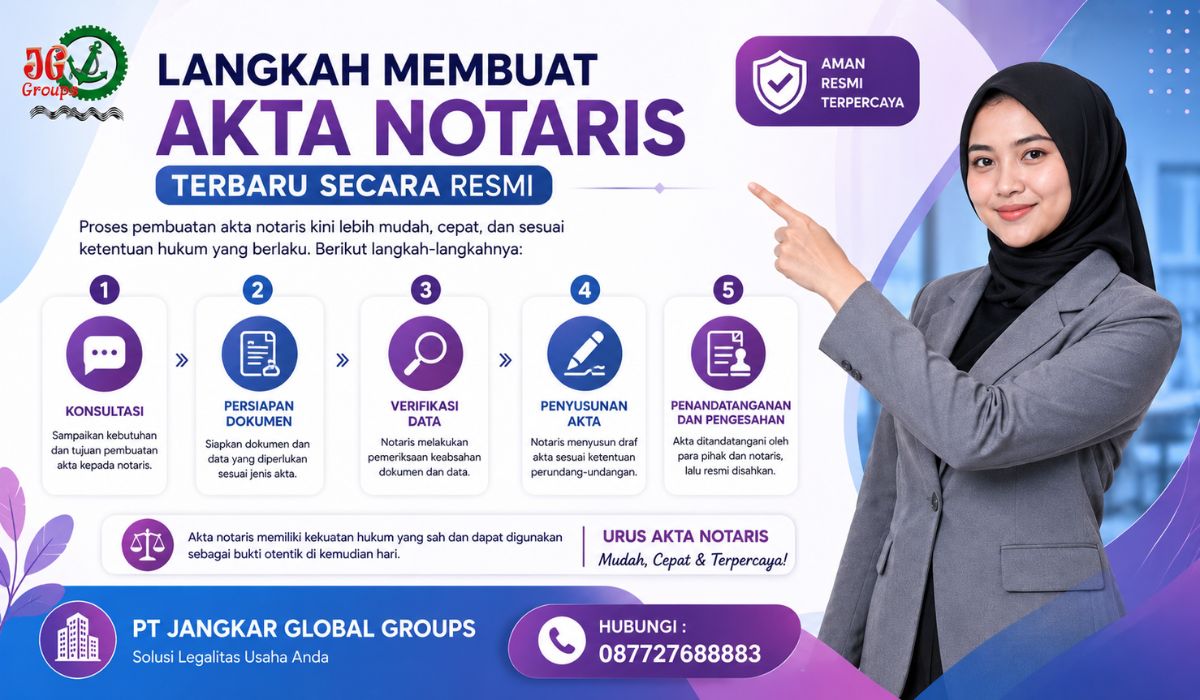 Langkah Membuat Akta Notaris Terbaru Secara Resmi