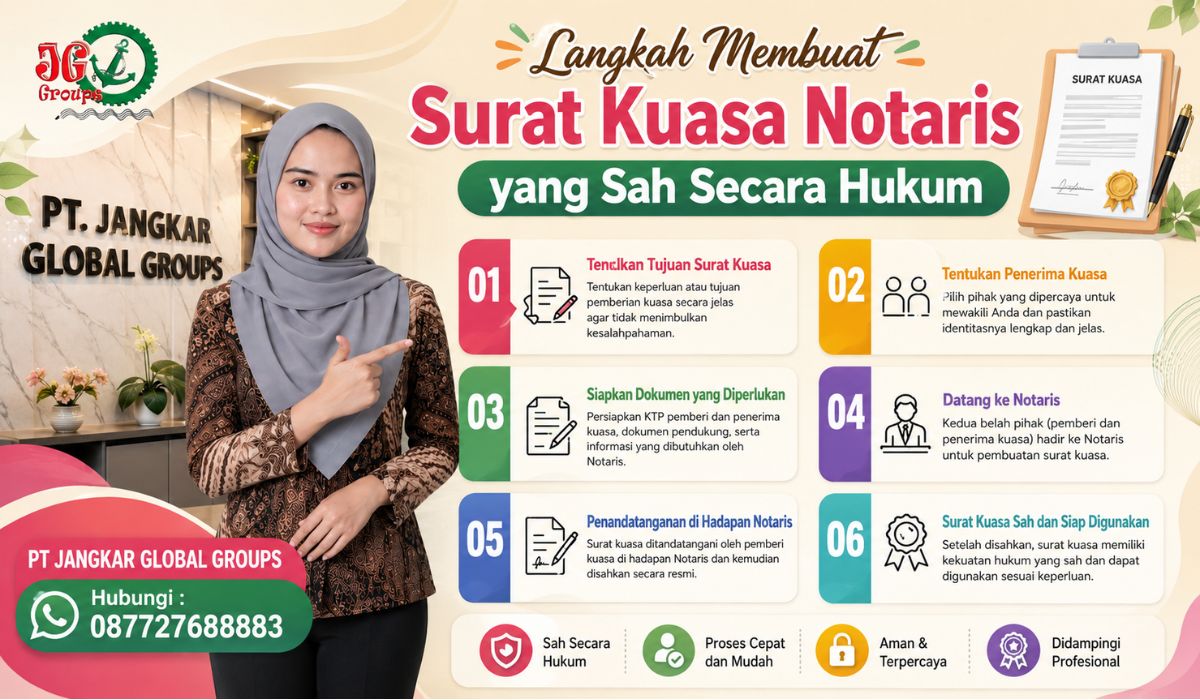 Langkah Membuat Surat Kuasa Notaris yang Sah Secara Hukum