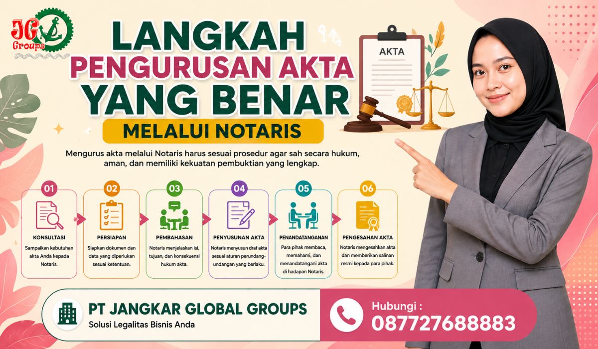 Langkah Pengurusan Akta yang Benar melalui Notaris