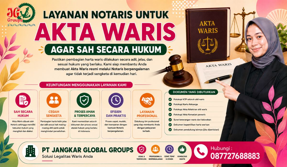 Layanan Notaris untuk Akta Waris agar Sah Secara Hukum