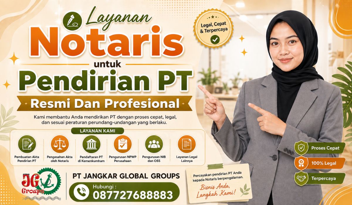 Layanan Notaris untuk Pendirian PT Resmi Dan Profesional