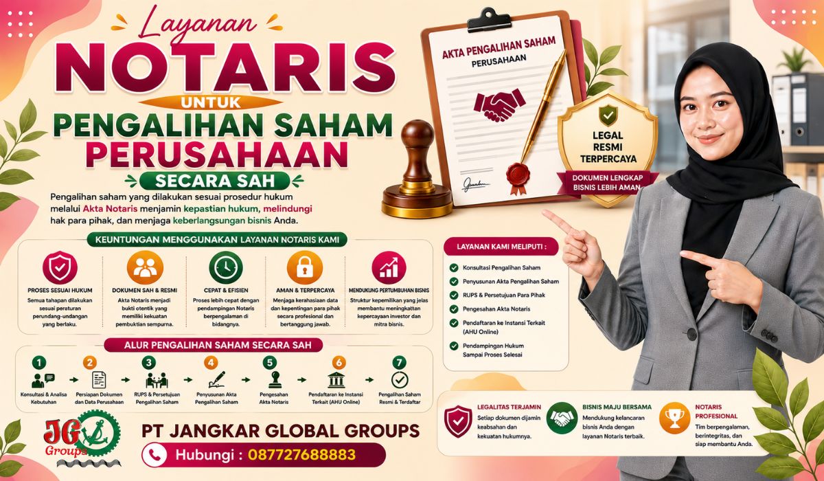 Layanan Notaris untuk Pengalihan Saham Perusahaan Secara Sah