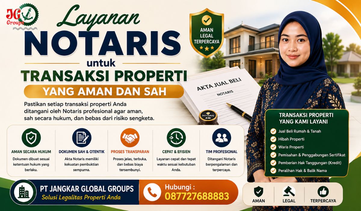Layanan Notaris untuk Transaksi Properti yang Aman dan Sah