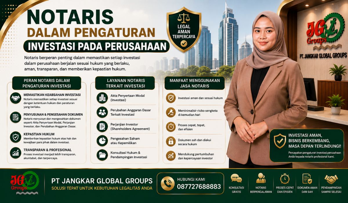 Notaris dalam Pengaturan Investasi pada Perusahaan