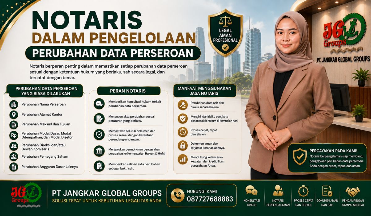 Notaris dalam Pengelolaan Perubahan Data Perseroan