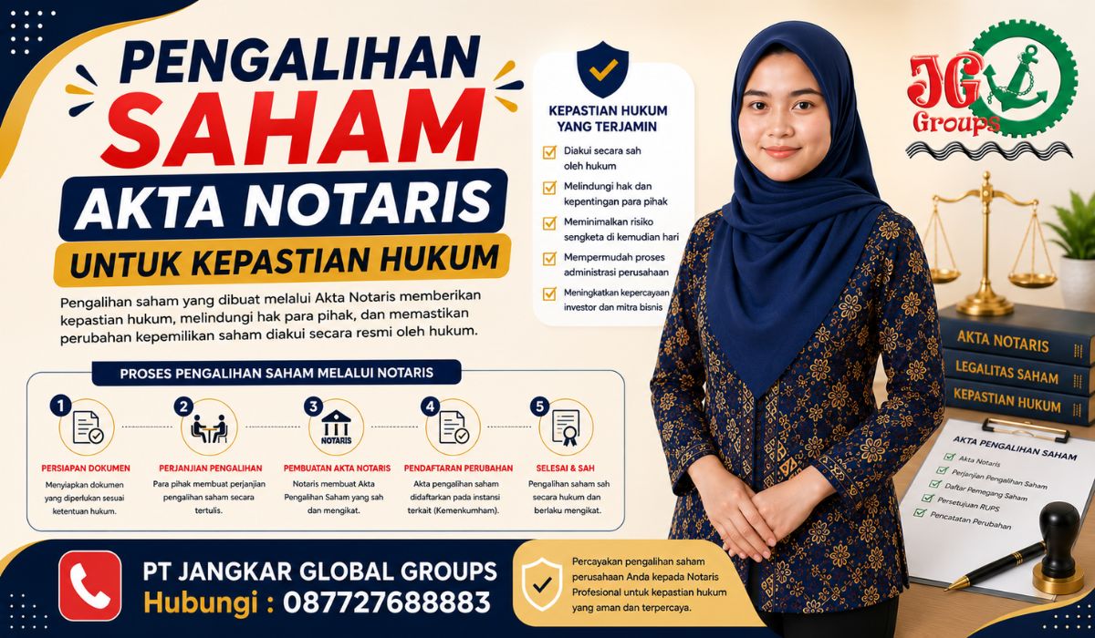 Pengalihan Saham Akta Notaris untuk Kepastian Hukum