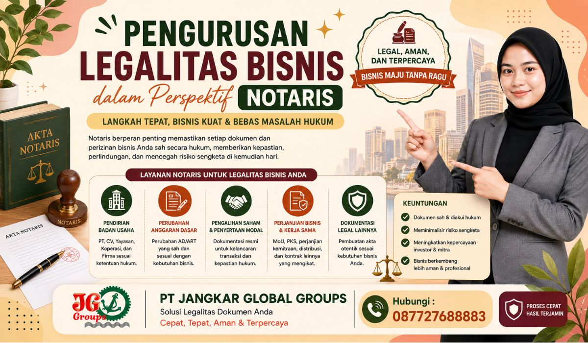 Pengurusan Legalitas Bisnis dalam Perspektif Notaris
