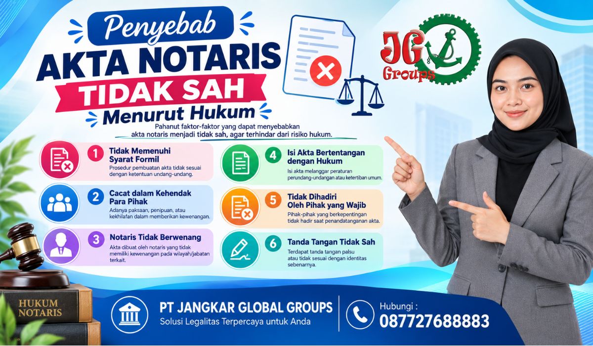 Penyebab Akta Notaris Tidak Sah Menurut Hukum
