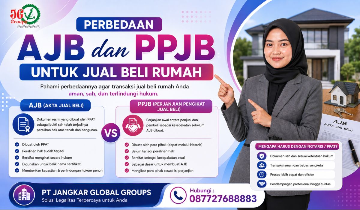 Perbedaan AJB dan PPJB Untuk Jual Beli Rumah
