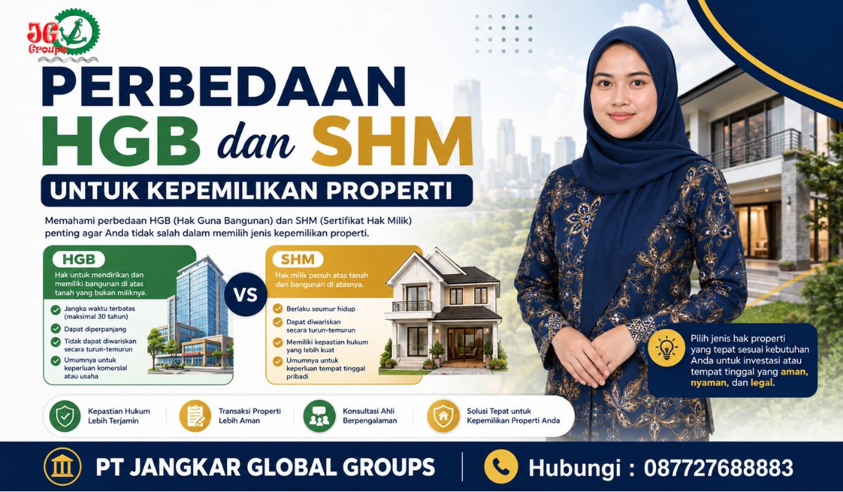Perbedaan HGB dan SHM untuk Kepemilikan Properti