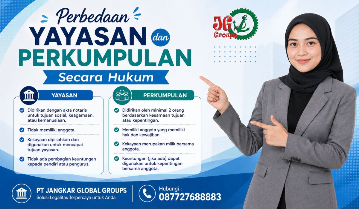 Perbedaan Yayasan dan Perkumpulan Secara Hukum