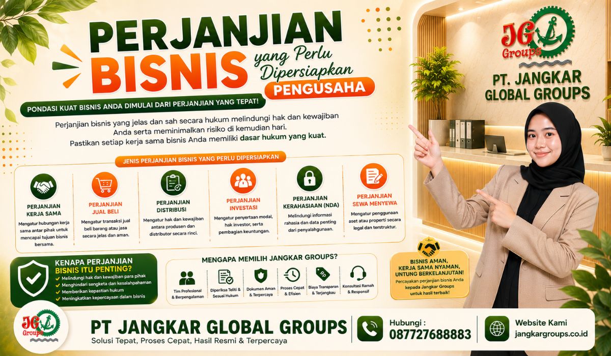 Perjanjian Bisnis yang Perlu Dipersiapkan Pengusaha