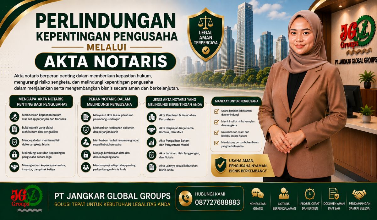 Perlindungan Kepentingan Pengusaha melalui Akta Notaris