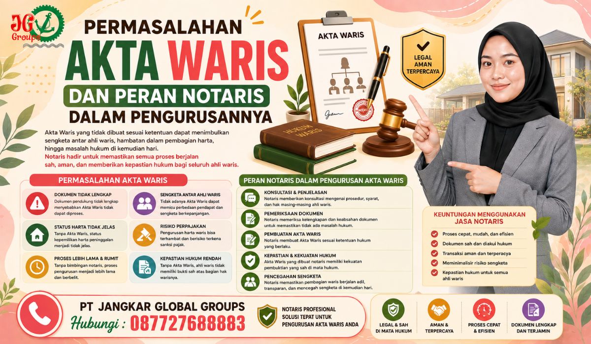 Permasalahan Akta Waris dan Peran Notaris dalam Pengurusannya